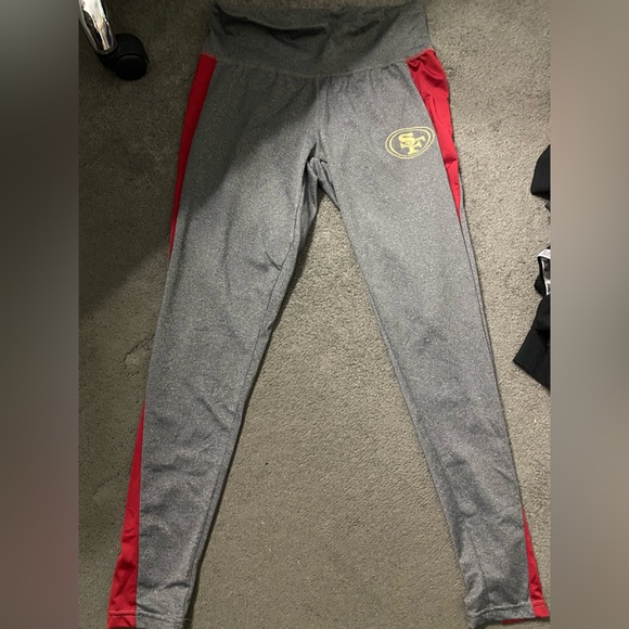 49’ers Gray and Red Athletic Pants - Picture 1 of 3